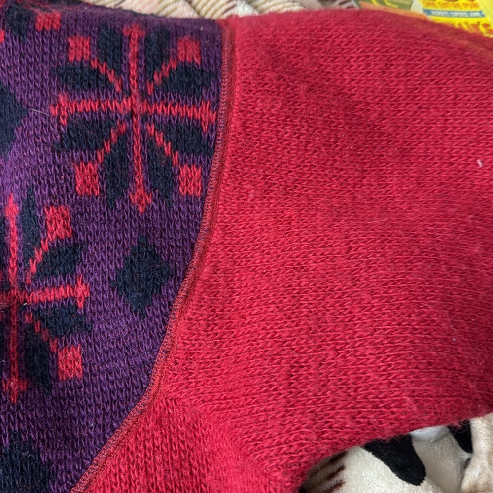 Vintage Alafoss of Iceland Vintage Pink Fair Isle Sweater 80’ Knit - Picture 5 of 8
